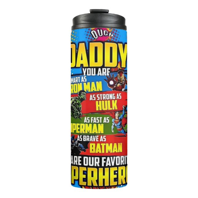 Fathers day - Superdad Thermal Tumbler (Front)