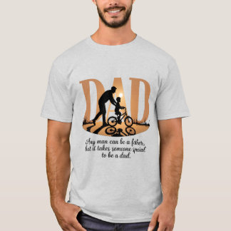 Father's Day T-Shirt – Special Dad Bike Teaching 