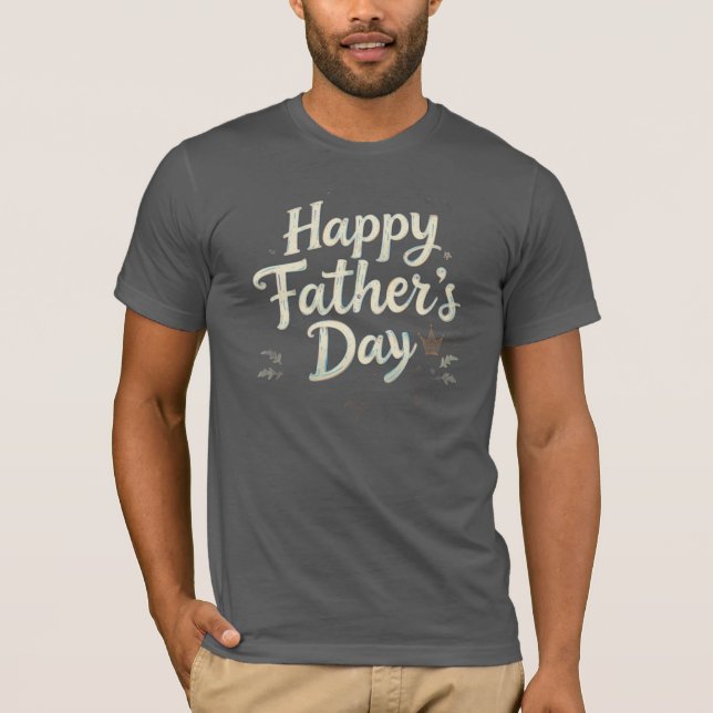 "Father's Day T-Shirt – World's Best Dad | Unique  (Front)