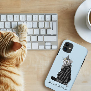Father's Day Tabby Cat Case-Mate iPhone Case
