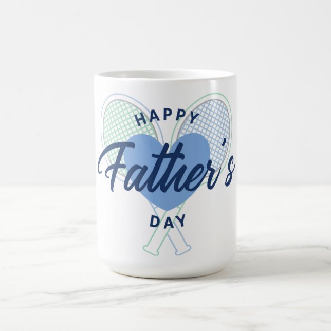 Father's Day Tennis Coffee Mug (Center)