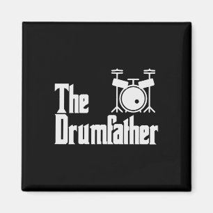 Fathers Day The Drum-father Drummer Musician Dad G Magnet