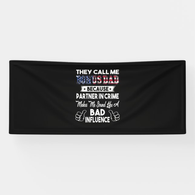 Father's Day | They Call Me Bonus Dad Banner (Horizontal)