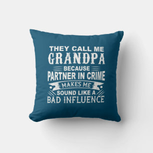 Father's Day They Call Me Grandpa Cushion