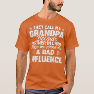 Fathers day They Call Me Grandpa Grandfather Men T-Shirt