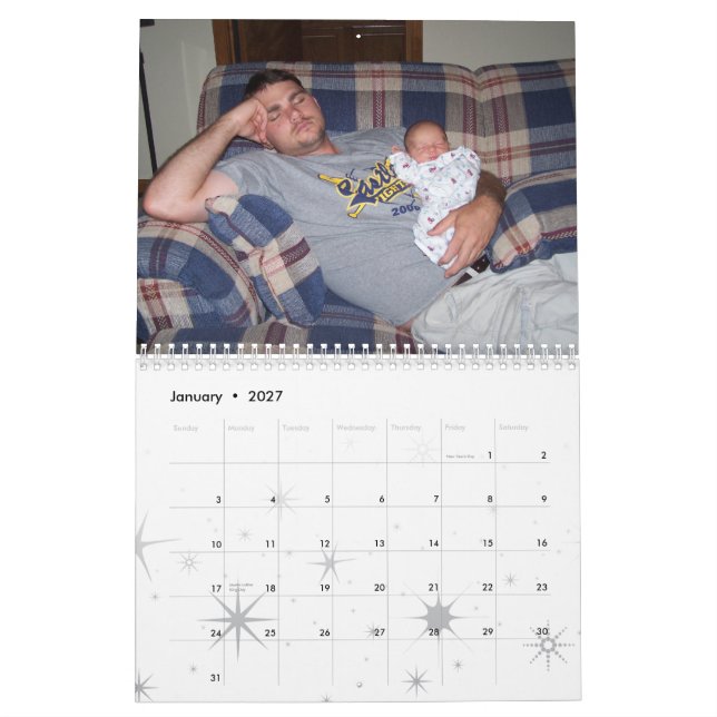 Father's Day to Michael Calendar (Jan 2027)