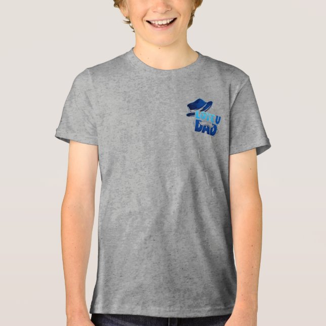 father's day Tri-Blend shirt (Front)