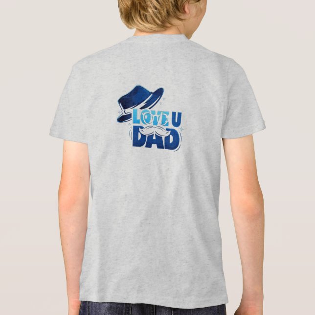 father's day Tri-Blend shirt (Back)
