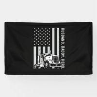 Father's Day | Trucker Dad American Flag