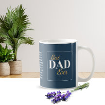Fathers Day Typography Coffee Mug