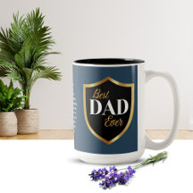 Fathers Day Typography Coffee Mug
