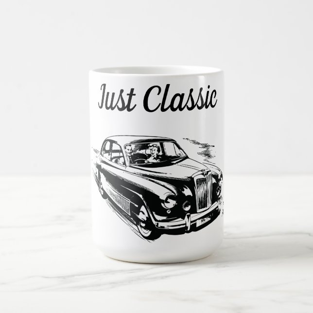 Father's Day Typography Design with Just Classic Coffee Mug (Center)
