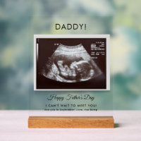 Fathers Day Ultrasound Pregnancy Announcement Dad