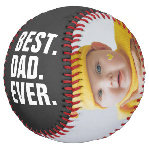 Fathers Day Unique Personalised Best Dad Ever Softball