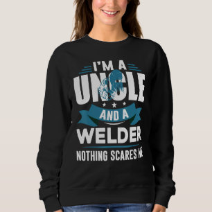Father's Day  USA Patriotic Welder Uncle Sweatshirt