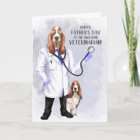 Father's Day Veterinarian Funny Hound Dog Doctor