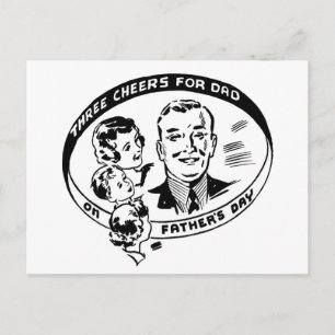 Father's Day Vintage Postcard