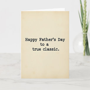 Fathers Day Vintage Style Card