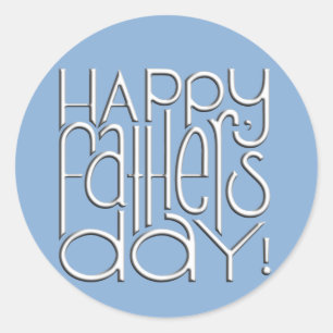 Fathers Day white Sticker