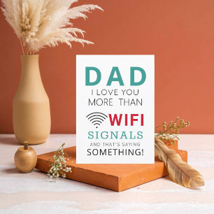 Father's Day WIFI Card For Dad