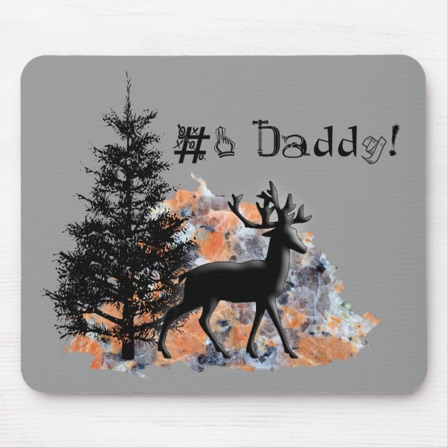 Father's Day Wildlife Mouse Pad (Front)