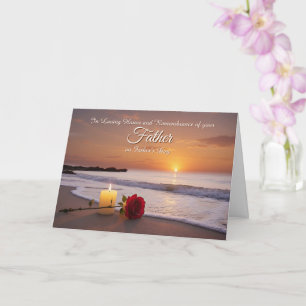 Fathers Day Without Dad Father Remembrance Card