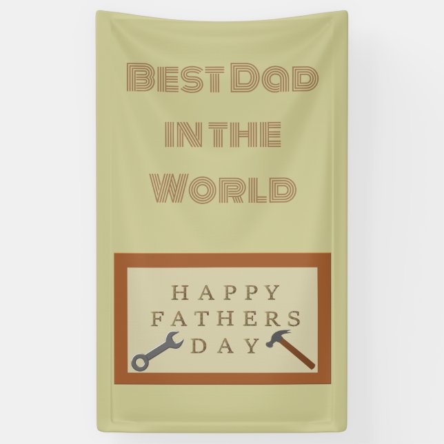 Fathers Day Wooden Sign Custom (Vertical)