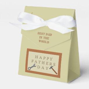 Fathers Day Wooden Sign Custom Favour Box