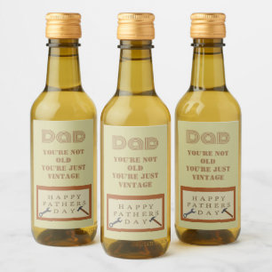 Fathers Day Wooden Sign Custom Wine Label