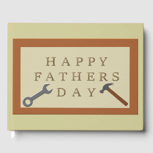 Fathers Day Wooden Sign Guest Book