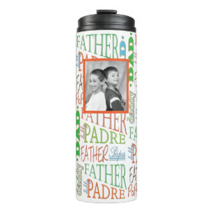 Father's Day Wording Thermal Tumbler