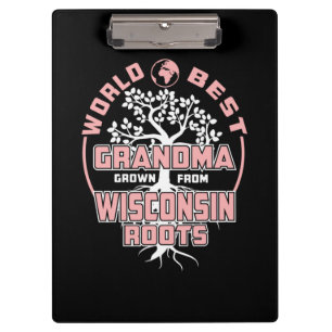 Father's Day World Best Grandma Clipboard