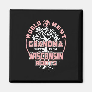 Father's Day World Best Grandma Magnet