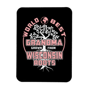 Father's Day World Best Grandma Magnet