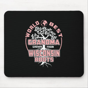 Father's Day   World Best Grandma Mouse Pad