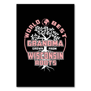 Father's Day   World Best Grandma Table Number