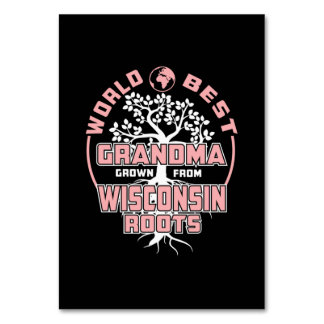 Father's Day | World Best Grandma Table Number