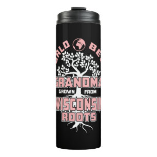 Father's Day   World Best Grandma Thermal Tumbler