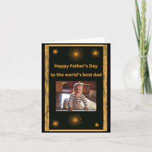 Father's Day, World's best Dad Holiday Card