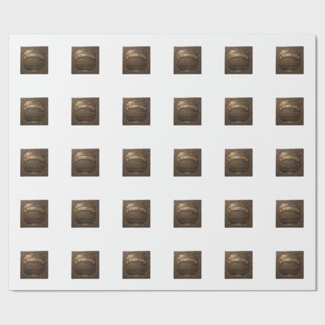 Fathers Day Wrapping Paper (Flat)