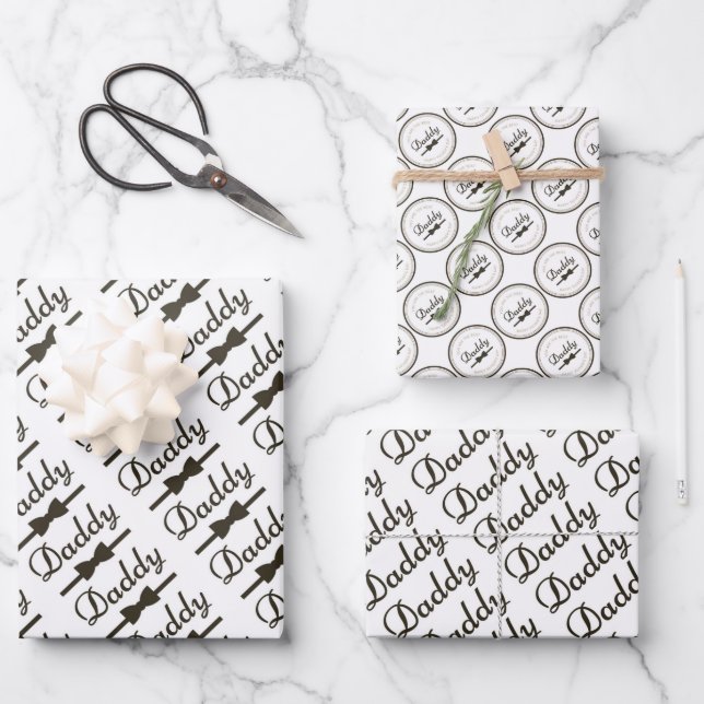 Father's Day Wrapping Paper Sheets (Front)