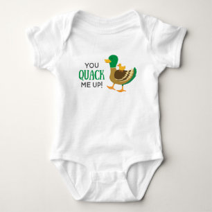 Father's day You QUACK me up baby Bodysuit