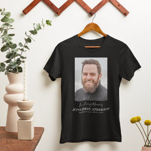 Fathers Funeral   Dad Photo Memorial T-Shirt