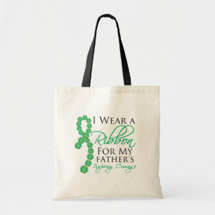 Father's Inspiring Courage - Liver Cancer Tote Bag