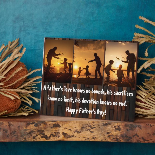 Father's Love Plaque (Side)