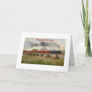 Father's Painted Train Card