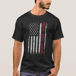 Father's Say Best Opa Ever With Us American Flag T-Shirt