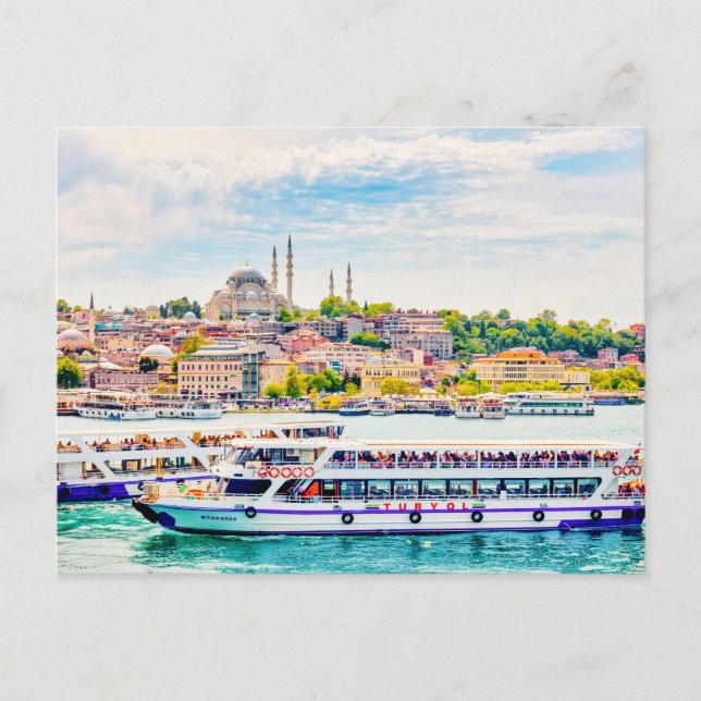 Fatih district postcard (Front)