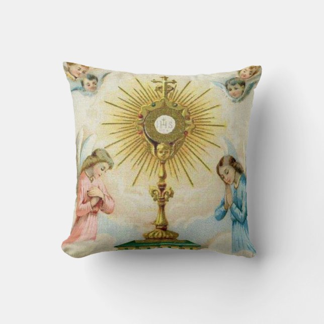 Fatima Angels Prayer Cushion (Front)