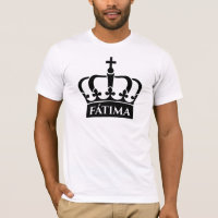 Fátima – Crown Symbol Minimalist Faith Design